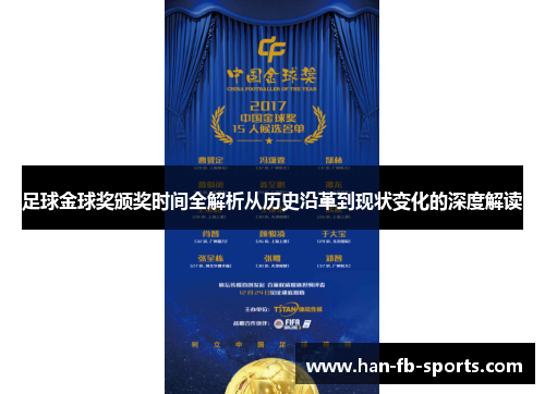 足球金球奖颁奖时间全解析从历史沿革到现状变化的深度解读